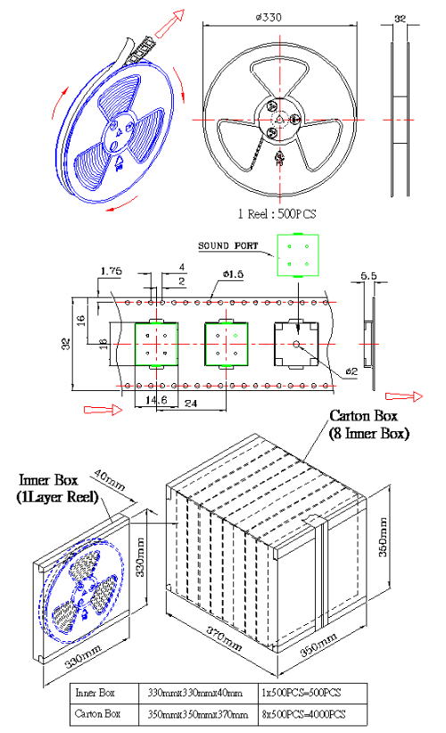 貼片蜂鳴器SMD-140040H